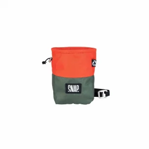 CHALK POCKET ZIP - Grenadine/Dark Khaki