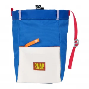BIG CHALK BAG FLEECE - deep water &amp; chalk
